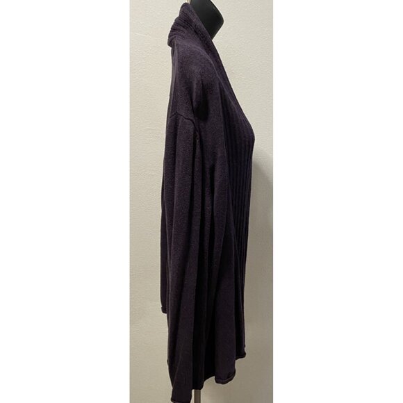 Coldwater Creek Womens Size M (10-12) Open Front Lightweight Cardigan Purple - Picture 4 of 10